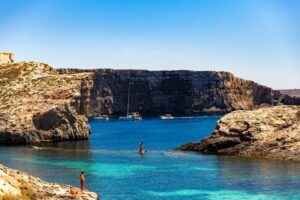 Blue Lagoon, Comino & Sea Caves - From Bugibba to L‑Menqa Jetty: Getting Onboard Without Stress