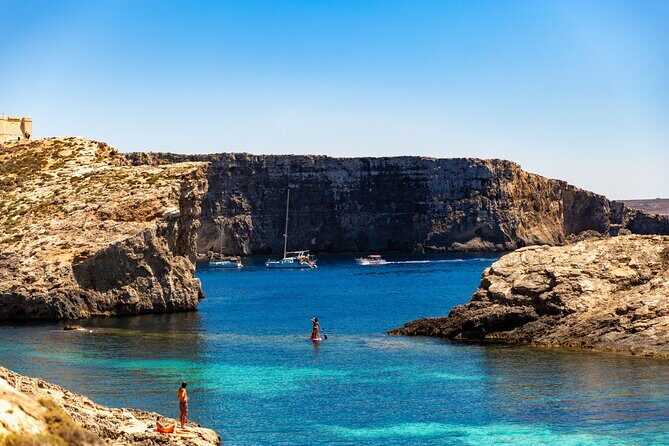Blue Lagoon, Comino & Sea Caves - From Bugibba to L‑Menqa Jetty: Getting Onboard Without Stress