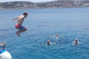 Comino, Blue Lagoon and Caves. Tour A - Getting on the Boat: Sirens Quay Timing and Mobile Tickets