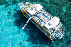 Comino Island: including Blue Lagoon, Crystal Lagoon & sea caves - How the Catamaran Day Works from Bugibba Jetty