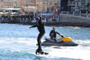 Flyboard Full Flight (30min) - Where it happens: St Julian’s meet-up and Spinola Bay practice