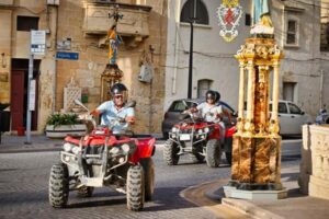 From Malta: Full-Day Gozo Quad Tour with Lunch and Boat Ride - Quad Bikes in a Guided Convoy: Fun With Real Rules