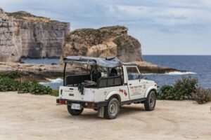 From Malta: Full-Day Gozo UTV Tour with Lunch and Boat Ride - Qala Belvedere and Ramla Valley: the viewpoint-to-beach rhythm