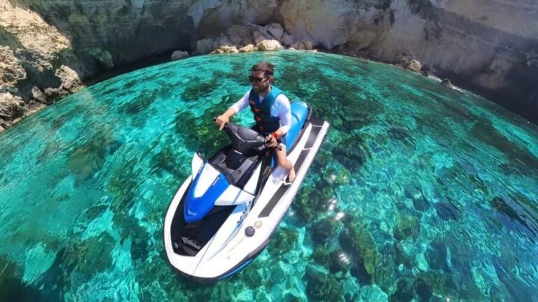 From Mellieħa: Comino, Blue Lagoon, and Gozo Jet Ski Tour - Meeting at Mellieħa: where to go and what to bring