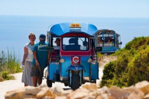 Gozo All Inclusive Chauffeured Tuk Tuk Day Tour - Blue Lagoon - Sanap Cliffs (Ta’ Ċenċ): birds, geology, and a short nature walk
