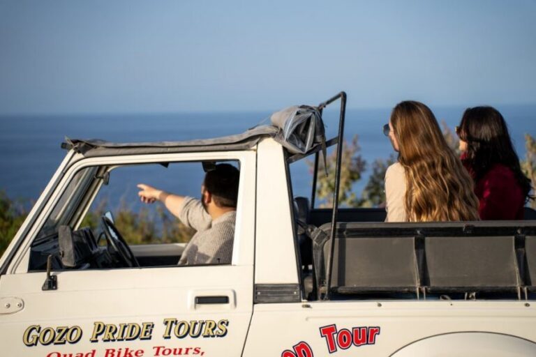 Gozo: Customizable Private Guided UTV Tour with Lunch - How the guide builds your day (and how to use that power)
