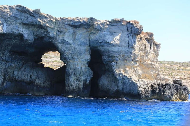 Malta: Comino+ Santa Maria Bay, Blue Lagoon + Seacaves tour - Blue Lagoon: QR-code reality, crowd management, and swim-from-the-boat perks