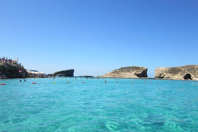 Okikoki Banis - Comino Blue Lagoon Speedboat Trip- Fast Ferry - Meet in St Julian’s Bay and Get the Day Started Fast