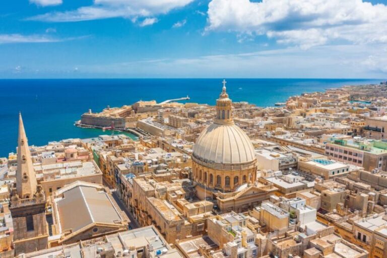 Private Driver to roam the island of Malta (VIP) - Blue Grotto Sea Caves: The Bright Water Moment