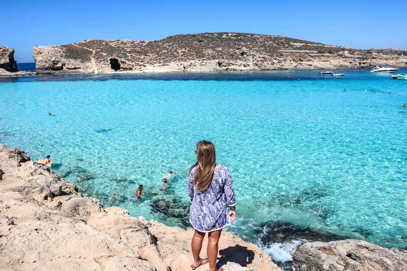 Sliema: Gozo/Comino Blue Lagoon Gulet Cruise w/ Lunch+Drinks - The Blue Lagoon on Comino: what you get, and the new access pass rule