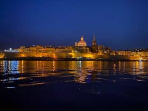 Sliema: Special Night Harbour Cruise - Route at a glance: from Sliema Ferries 4 toward Valletta’s waterfront