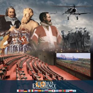 Valletta: The Malta Experience & Tour of Sacra Infermeria - How the Malta Experience Works: Panoramic Screen + Headset Audio